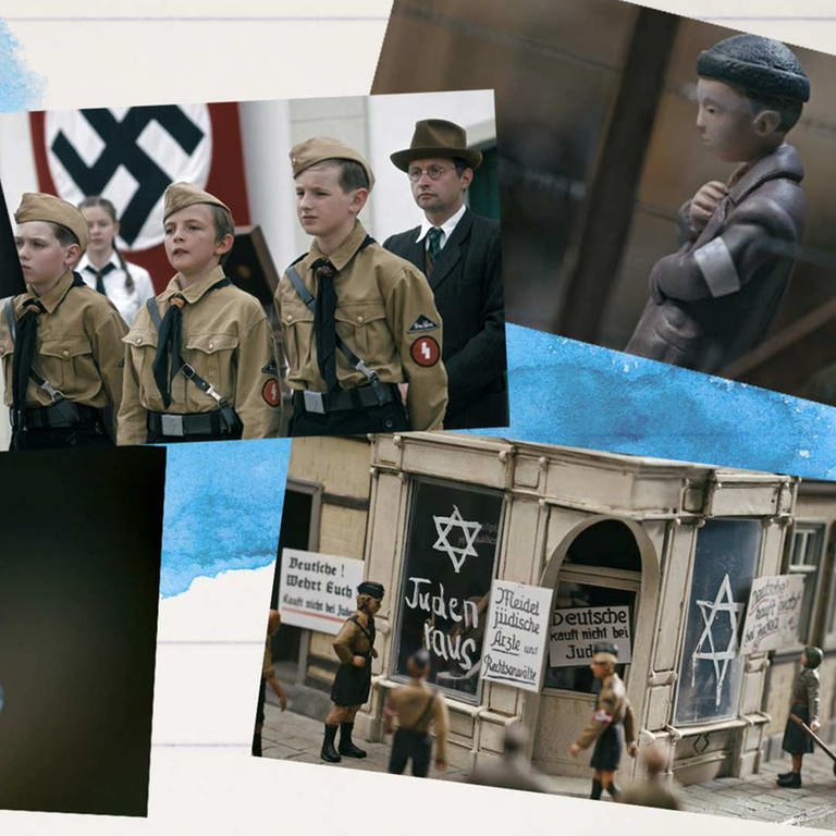 Collage von Bildern aus der Serie "Der Krieg und ich"