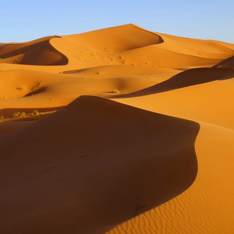 Sanddünen in der Sahara (Foto: imago images, Thomas Kauroff/Photocase)
