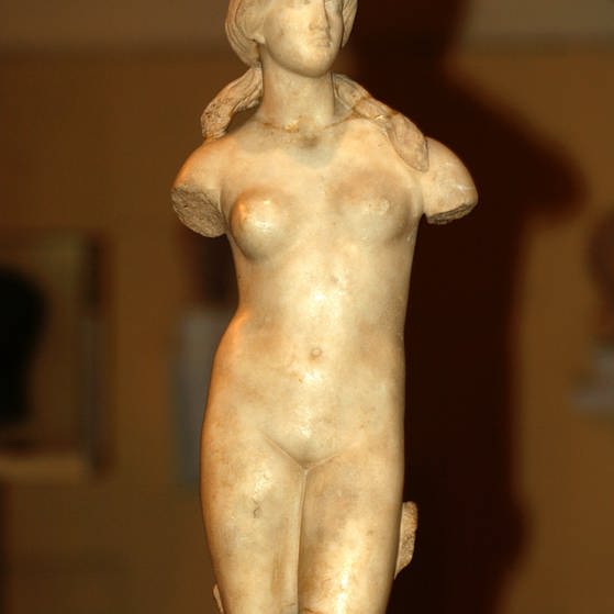 Aphrodite von Soli aus dem 1. Jahrhundert vor Christus im Archälogischen Museum Zypern  (Foto: picture-alliance / Reportdienste, Foto: Rainer Hackenberg)